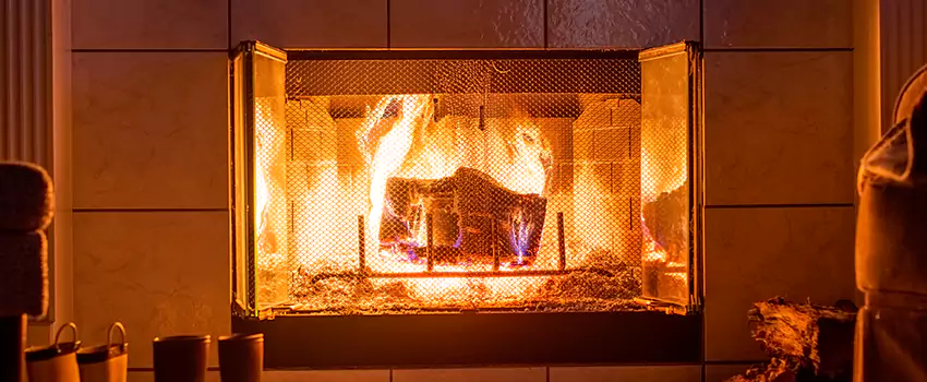 Mendota Hearth Landscape Fireplace Installation in Grimsby, Ontario