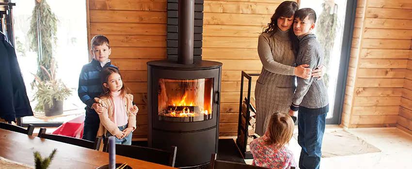 Morso Cast Iron Fireplace Insert Installation in Grimsby, Ontario